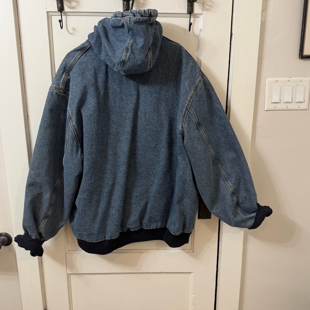 Vintage Carhartt denim Hooded Jacket - Picture 4 of 4